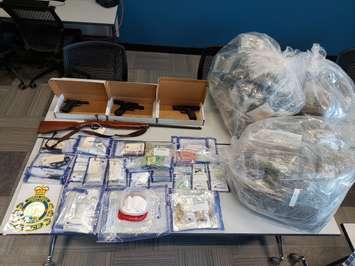 Evidence seized in "Project Riptide" (Image courtesy of Saugeen Shores Police Service)
