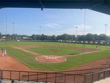 Baseball facilities at Bert Lacasse Park in Tecumseh, August 23, 2024. (Photo by Maureen Revait) 