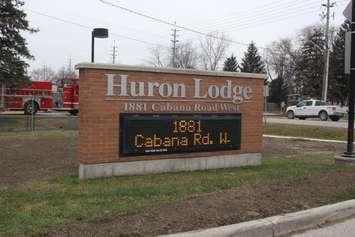 Huron Lodge long-term care facility, December 9, 2021.  (Photo by Maureen Revait) 