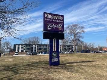 Kingsville District High School, February 2024. 
