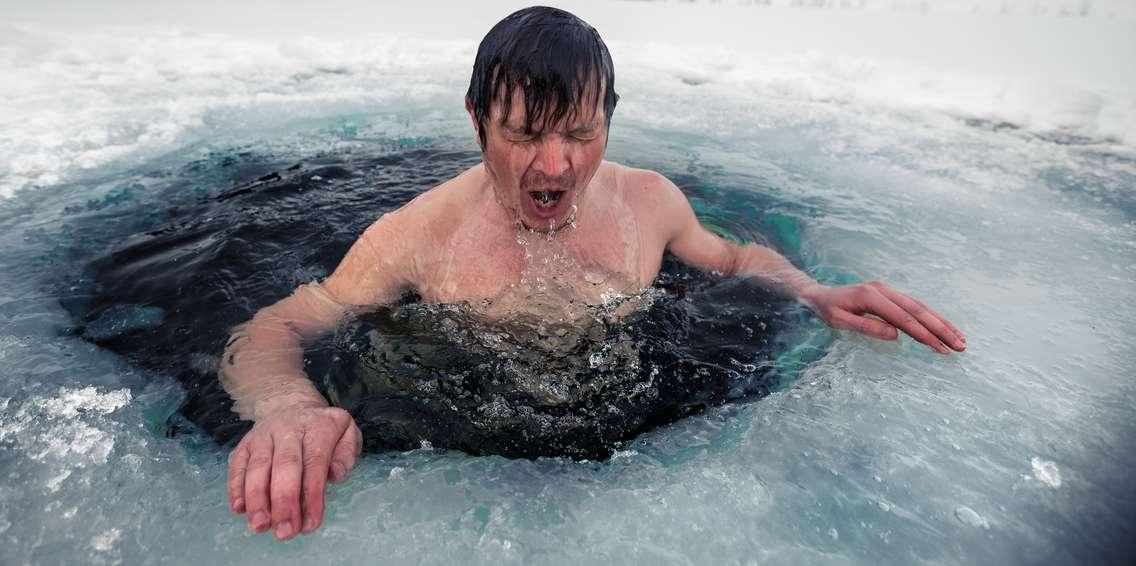 Polar plunge.  Getty Images.  Credit: Mihtiander