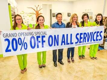 Fantasy Nails Plus grand opening. (Photo courtesy of Economic Development Services, Municipality of Chatham-Kent).