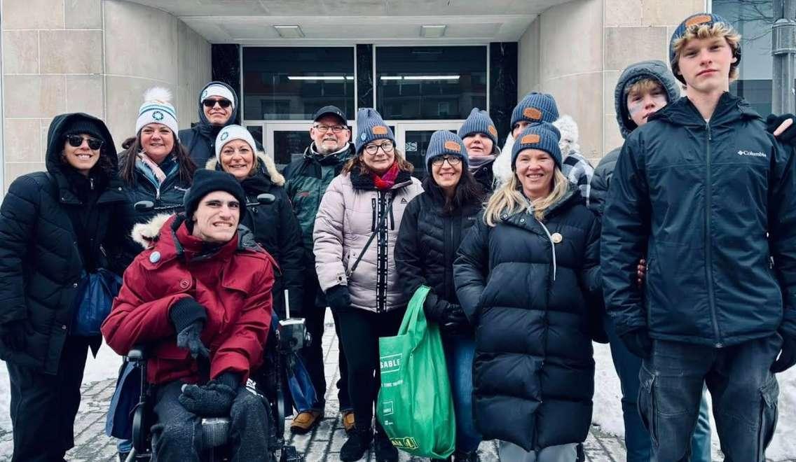 (Photo of participants at the 2025 Coldest Night of the Year fundraiser in Windsor, courtesy of the Downtown Mission)