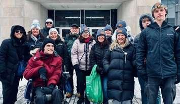 (Photo of participants at the 2025 Coldest Night of the Year fundraiser in Windsor, courtesy of the Downtown Mission)