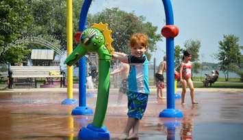 splash pad Kelso Beach Owen Sound