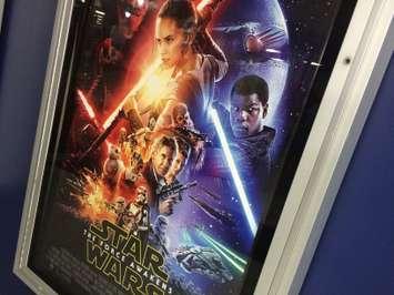 The poster for Star Wars: The Force Awakens. (Photo by Ricardo Veneza)