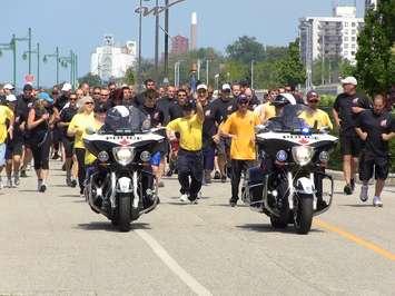 BlackburnNews.com file photo from the Law Enforcement Torch Run during the Windsor leg of the event in 2012.