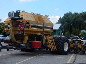Specialized tilling equipment can selectively incorporate phosphorus in soil and help farmers prevent it from running off into waterways. (Photo by Simon Crouch) 
