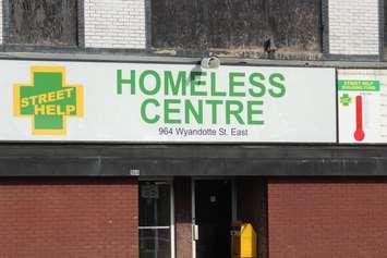 The facade of the Street Help Homeless Centre on Wyandotte Street East in Windsor is shown on March 7, 2016 