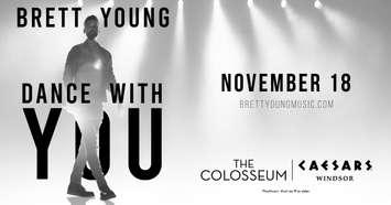 Brett Young's Dance With You Tour, provided by Caesars Windsor. 