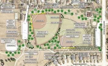 (A concept design for Homesite Park courtesy of the City of Windsor)