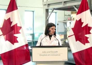 Federal Economic Development Agency for Southern Ontario Minister Filomena Tassi in Oldcastle on January 16, 2023. 