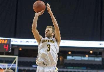 The London Lightning take on the Brampton A's, November 9, 2014. (Photo courtesy of Bryan Lock)