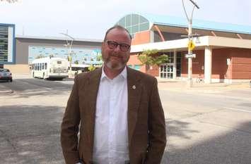 Windsor Mayoral candidate Chris Holt, October 6, 2022. (Photo by Maureen Revait) 