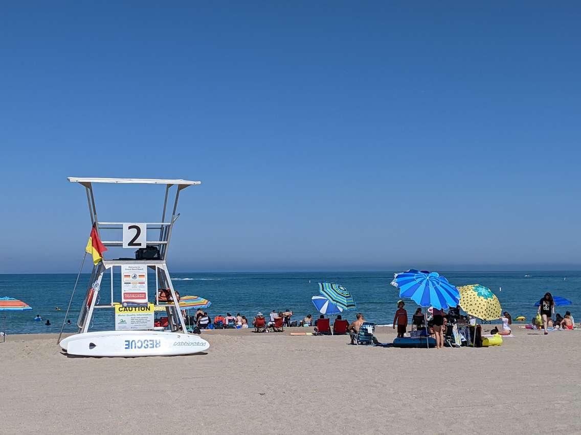 Grand Bend Beach. August 2022. (Photo by Natalia Vega)