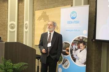 GEN-FISH project co-leader Daniel Heath, a professor at the University of Windsor, December 9, 2019. (Photo by Maureen Revait) 