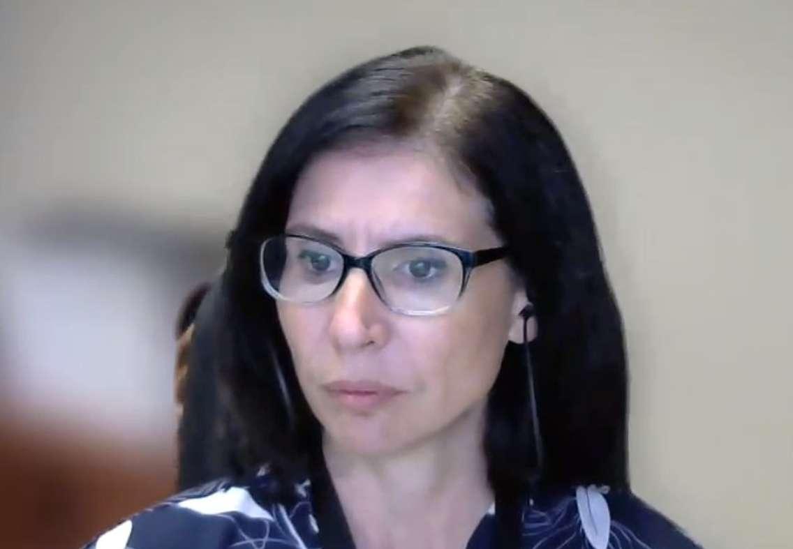 CEO of the Windsor-Essex County Health Unit, Nicole Dupuis on September 27, 2021.  (screen shot from media Q and A)