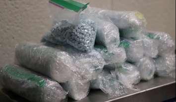 A large seizure of fentanyl is shown in Detroit on June 2, 2024. Photo courtesy U.S. Customs and Border Protection.