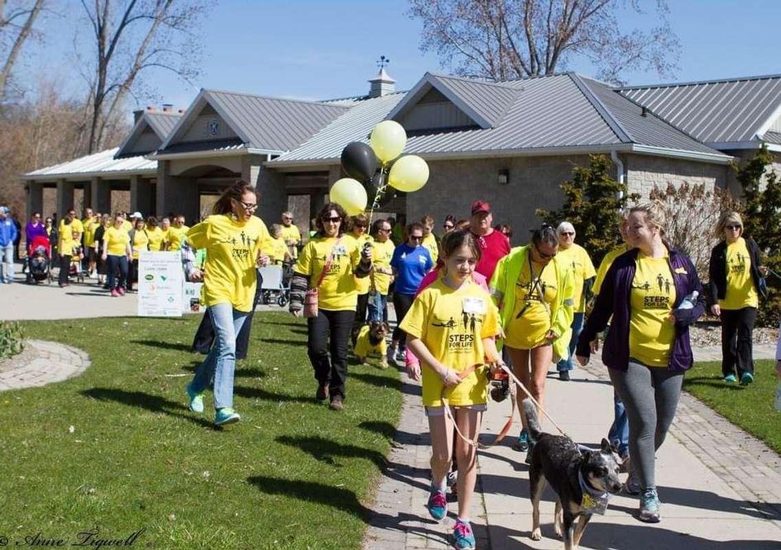 Undated Steps for Life walk. (Photo courtesy of Steps for Life Sarnia via Facebook) 