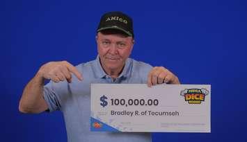 (Photo of Bradley Rosehart courtesy of the Ontario Lottery and Gaming Corporation)
