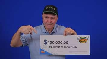(Photo of Bradley Rosehart courtesy of the Ontario Lottery and Gaming Corporation)