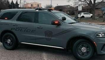 LaSalle police SUV, September 2, 2025. Photo courtesy LaSalle Police Service/X.