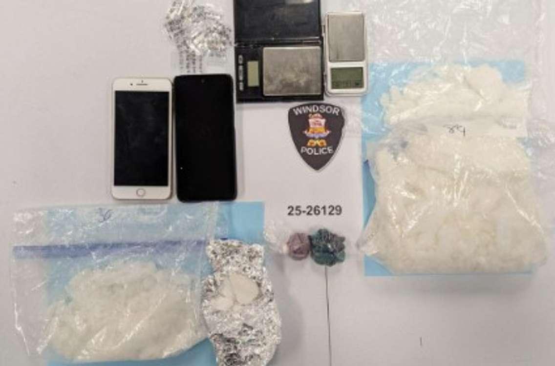 (Photo of items seized on March 16, 2025 courtesy of the Windsor Police Service)