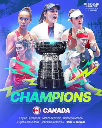 Billie Jean King Cup champions (Image from Billie Jean King Cup via X)
