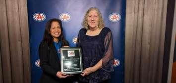 (Photo of Bernadette Arreola of CAA SCO and Linda Dowell of WESSPA courtesy of CAA)