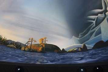 An image from the film Horizon as shown at the SesquiDome in Windsor, July 7, 2017. Photo by Mark Brown/Blackburn News.