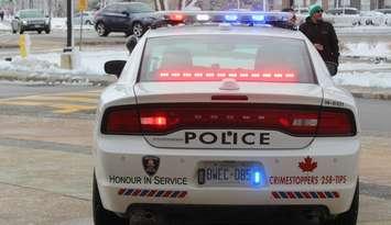 Windsor Police cruiser. Photo by Mark Brown/Blackburn News.