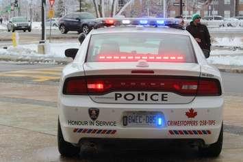 Windsor Police cruiser. Photo by Mark Brown/Blackburn News.