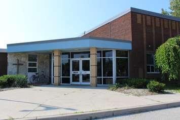 St. John Vianney Catholic School in Windsor, August 25 2014.  (Photo by Adelle Loiselle.)
