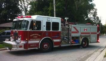 BlackburnNews.com file photo of a Kingsville fire truck. (Photo by Kevin Black)