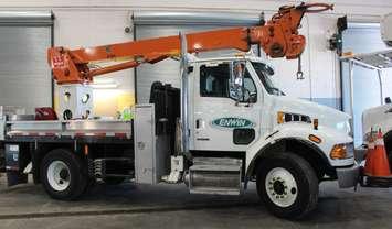 Enwin Utilities repair truck (Photo by Maureen Revait) 