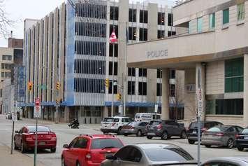 Windsor Police Headquarters, February 8, 2016. (Photo by Jess Craymer)