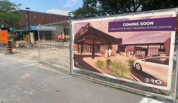 Hotel-Dieu Grace Healthcare Outpatient Rehabilitation Centre construction, July 30, 2025. (Photo by Maureen Revait) 