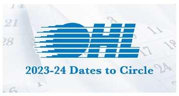 OHL calendar (image courtesy of the Ontario Hockey League)