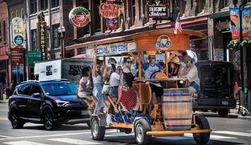(Photo of a peddle pub courtesy of Dennis Garrels / Royalty-free / iStock / Getty Images Plus)