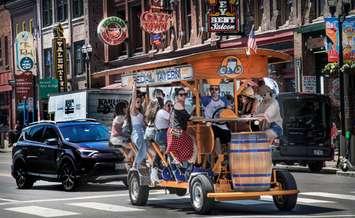 (Photo of a peddle pub courtesy of Dennis Garrels / Royalty-free / iStock / Getty Images Plus)