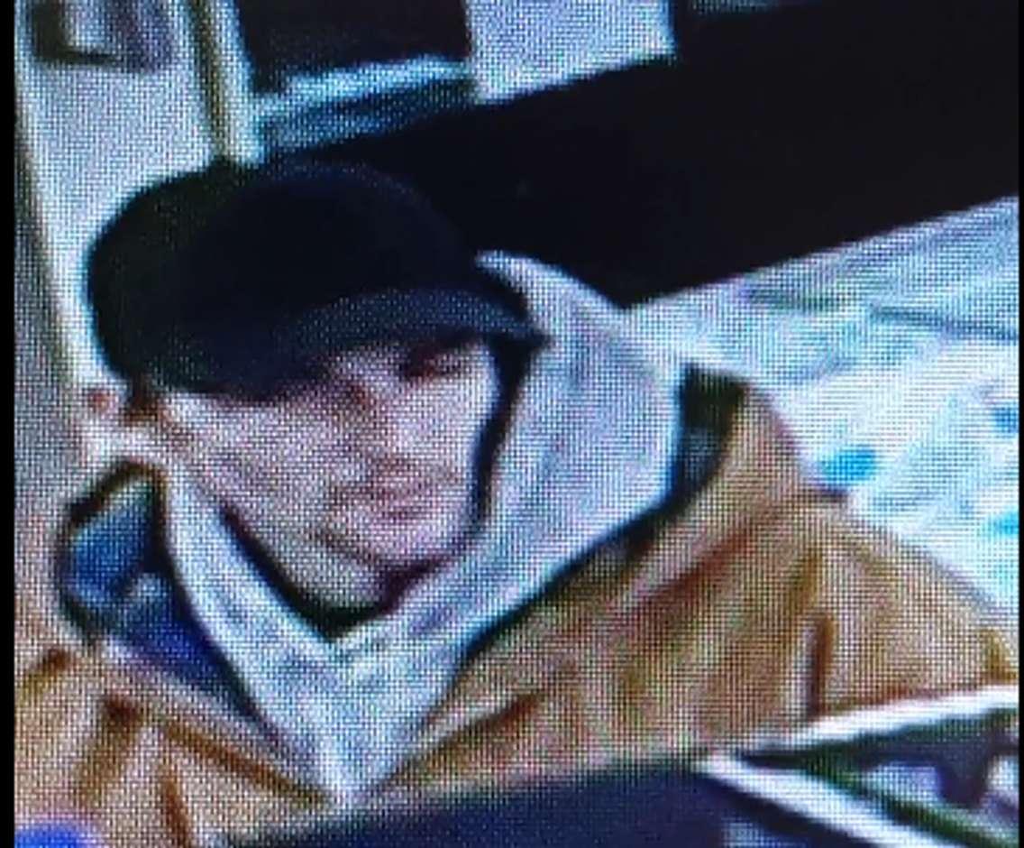 A suspect in an alleged auto theft and fraud case is seen on security camera on January 3, 2025. Image courtesy Ontario Provincial Police