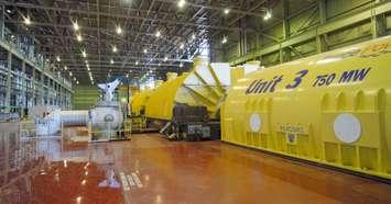 The Unit 3 reactor at Bruce Power (Photo submitted by Steve McAllister, Communications Specialist, Corporate Affairs Bruce Power)