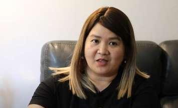 (Screen shot of Cherry Tolentino courtesy of the Essex-Windsor EMS)