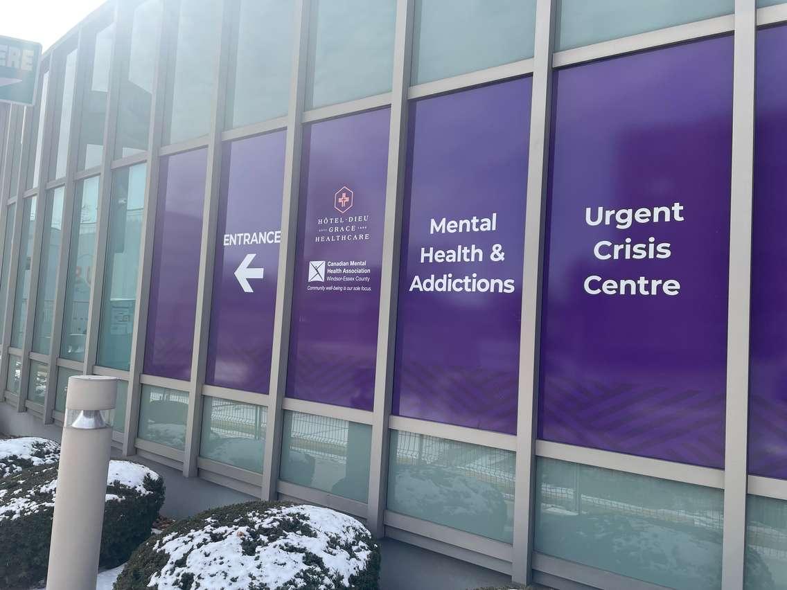 Mental Health and Addictions Urgent Crisis Centre, February 11, 2025. (Photo by Maureen Revait) 