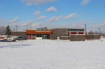 Windsor Fire Station 2 at the corner of Chandler Rd. and Milloy St., January 6, 2015. (photo by Mike Vlasveld)