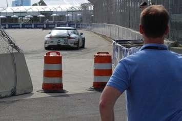 Fans watch the Chevrolet Detroit Belle Isle Grand Prix, May 29, 2015. (Photo by Jason Viau)