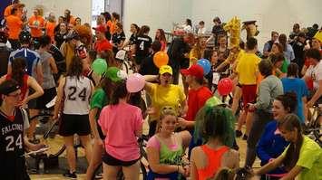 Inside Ride Wednesday, April 17th at the Owen Sound District Secondary School (photo by Kirk Scott)