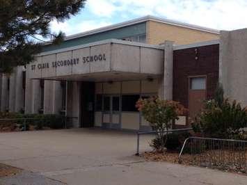 St. Clair High School In Sarnia (Blackburnnews.com Photo By Josh Boyce)