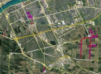 Map of the latest fibre-optic high-speed internet project area. Provided by SWIFT