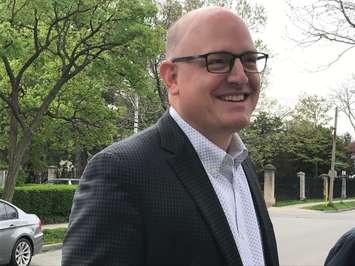 Windsor Mayor Drew Dilkens on May 10, 2022 (Photo by Adelle Loiselle)